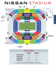 Nissan Stadium Seating Plan